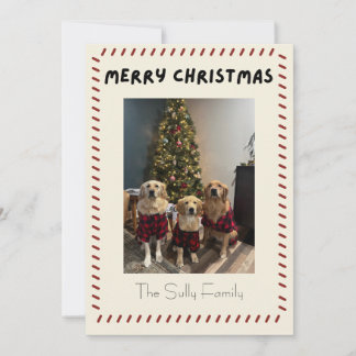 Carte de vœux de Noël joyeux