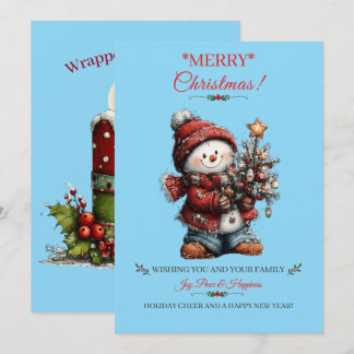 Carte de vœux de Noël Joyeux Noël