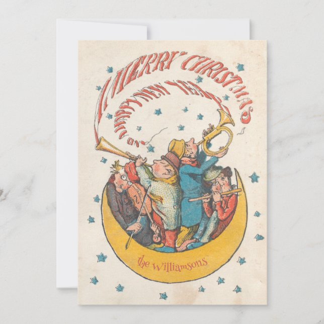 Carte de vœux de Noël Joyeux Vœux (Devant)