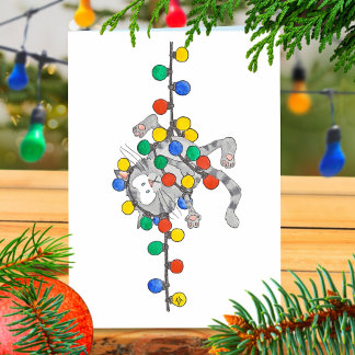 carte de vœux de NOËL KITTY par Nicole Janes