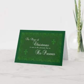 Carte de vœux de Noël/La Magie