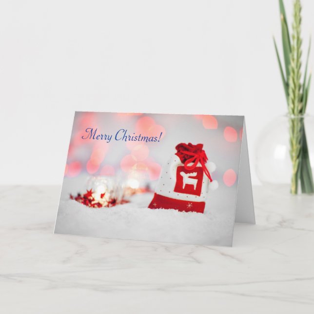 Carte de voeux de Noël magnifique (Devant)
