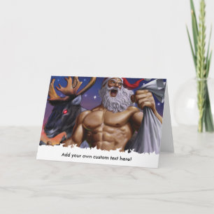 Carte de voeux de Noël - Motivation de gym