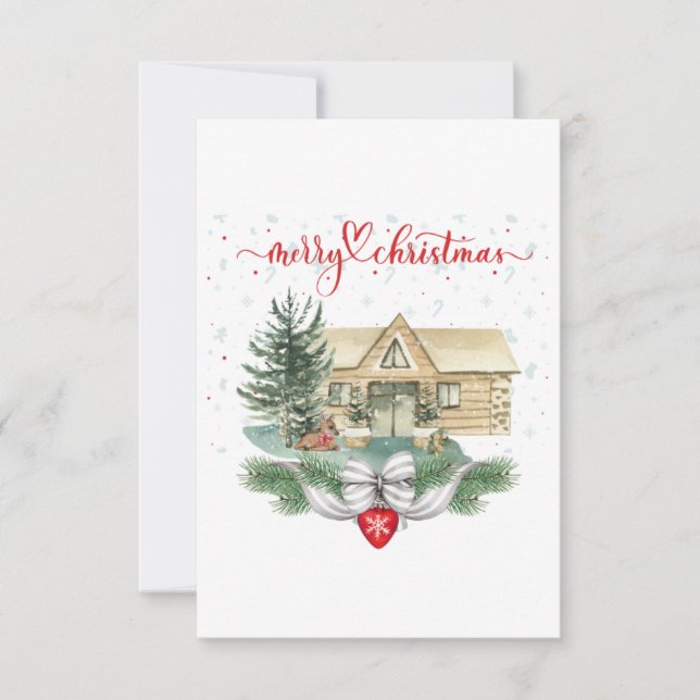 Carte de voeux de Noël n° 24 (Devant)