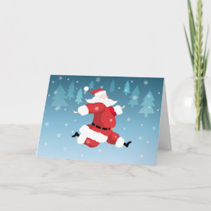 Carte de voeux de Noël Père Noël