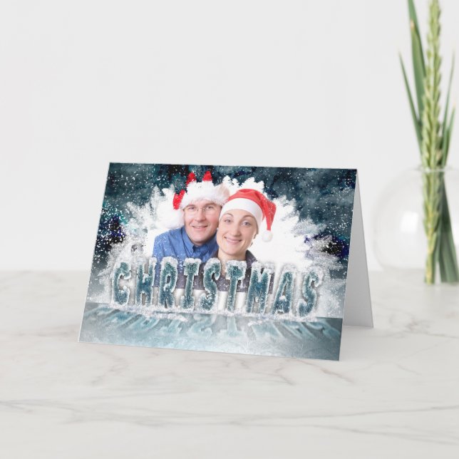 Carte de voeux de Noël personnalisée (Devant)