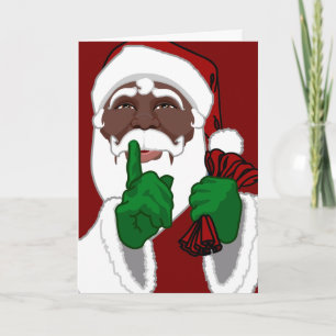 Carte de voeux de Noël personnalisée Black Père No