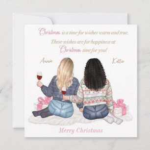 Carte de vœux de Noël personnalisée Joyeux Noël