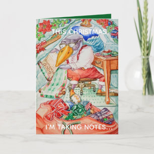 Carte de vœux de Noël personnalisée pour les bons 
