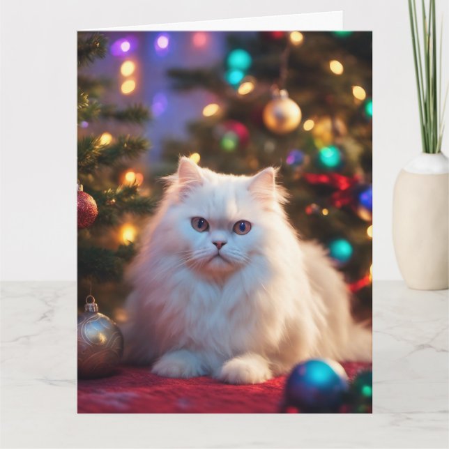 Carte de voeux de Noël pliée (Devant)