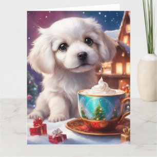 Carte de voeux de Noël pliée