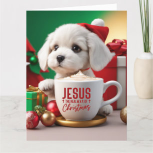 Carte de voeux de Noël pliée