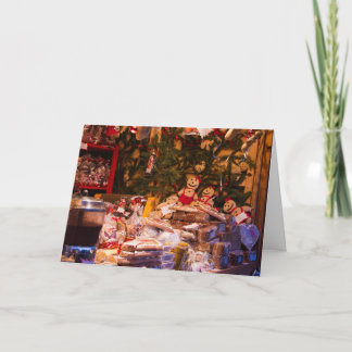 Carte de voeux de Noël pliée