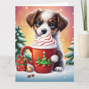 Carte de voeux de Noël pliée