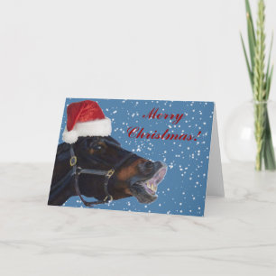 Carte de voeux de Noël Pony