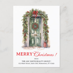 Carte de vœux de Noël pour agence immobilière