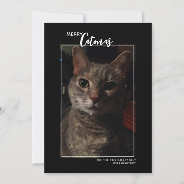 Carte de vœux de Noël pour animaux de compagnie Me (Devant)
