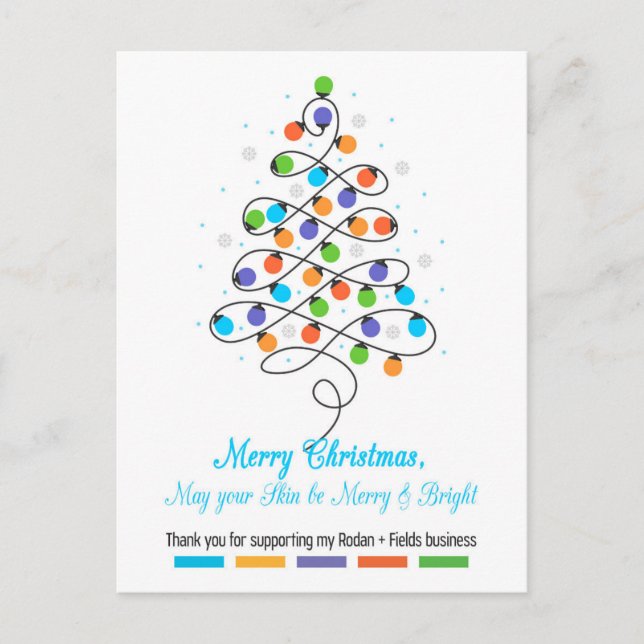 Carte de vœux de Noël pour consultants RandF (Devant)