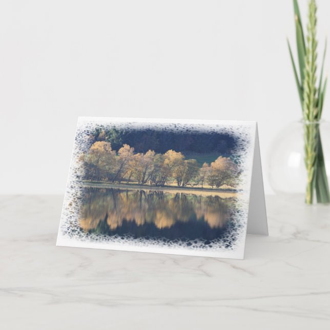 Carte de voeux de Noël pour des amants de nature (Devant)