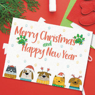 Carte de vœux de Noël pour entreprise de produits