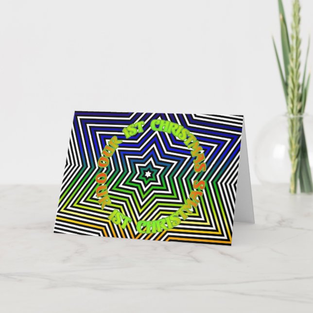 Carte de vœux de Noël pour la première fois de Rai (Devant)