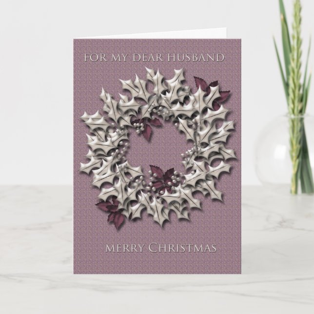 Carte de voeux de Noël pour mari (Devant)