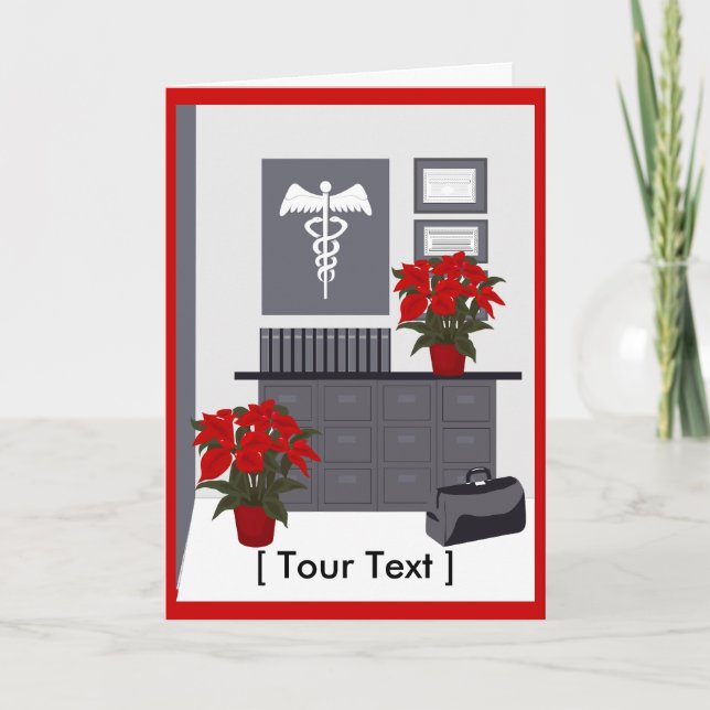 Carte de vœux de Noël pour médecins (Devant)