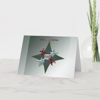 Carte de voeux de Noël pour papa