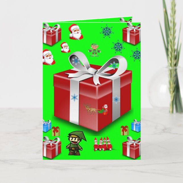 Carte de voeux de Noël pour tous les enfants (Devant)