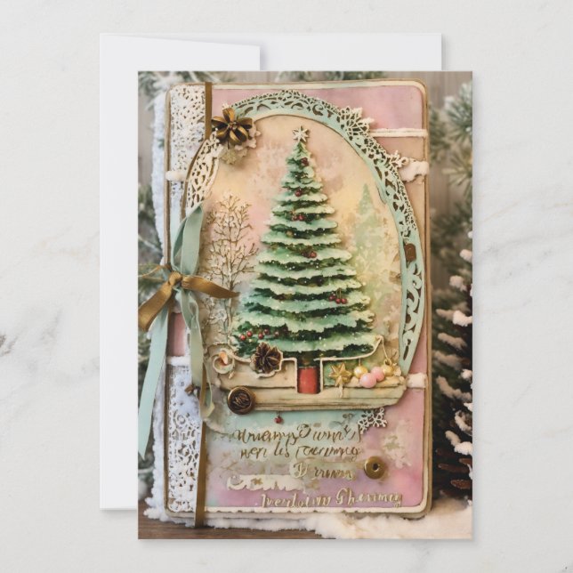 Carte de voeux de Noël pour une saison de joie (Devant)