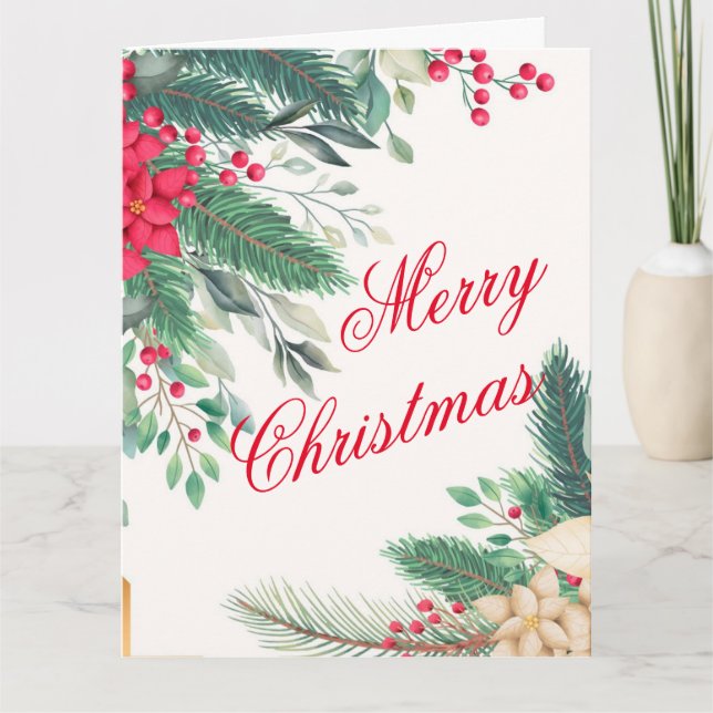 Carte de voeux de Noël "Puisse la joie de Jésus" (Devant)