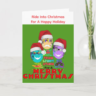 Carte de vœux de Noël Ride Into