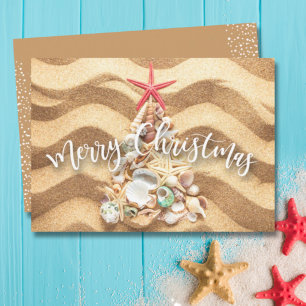 Carte de voeux de Noël Seashell