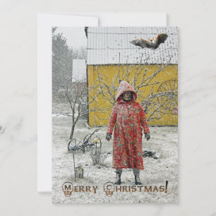 Carte de vœux de Noël Super Effrayante et Amusante