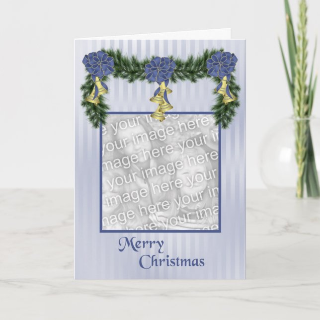Carte de voeux de Noël Swag (Devant)