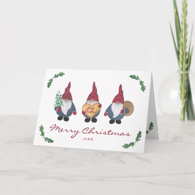 Carte de voeux de Noël Tomten (Devant)