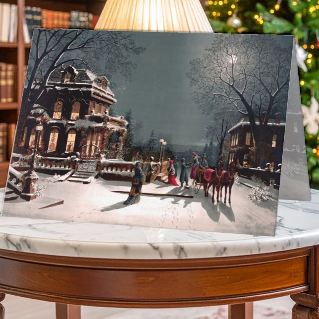 Carte de voeux de Noël victorienne (Créateur téléchargé)