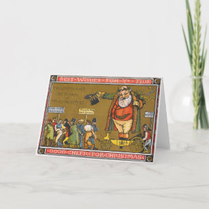 Carte de voeux de Noël Vintage