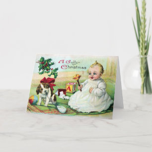 Carte de voeux de Noël Vintage