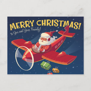 Carte de voeux de Noël Vintage