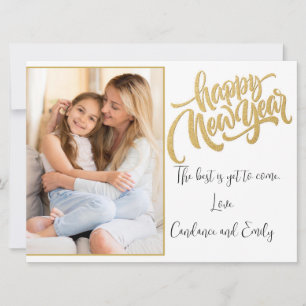 Carte de vœux de Nouvel An photo