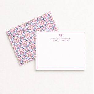 Carte de vœux de nurserie florale Petite Floral