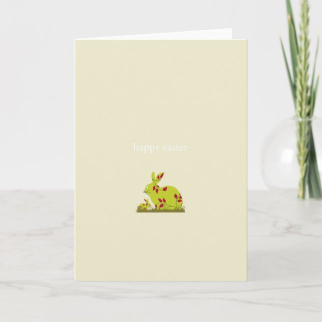 carte de voeux de Pâques (Devant)