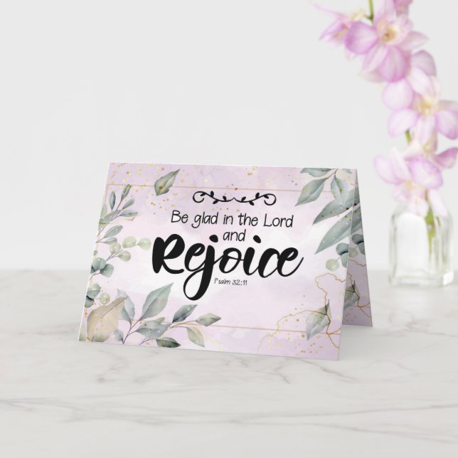 Carte de vœux de Pâques avec Écriture (Orchidée)