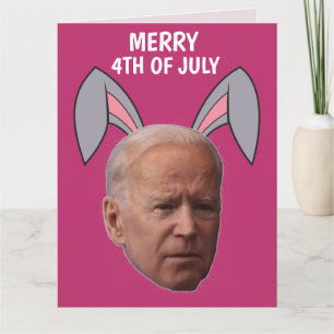 CARTE DE VŒUX DE PÂQUES DRÔLE DE JOE BIDEN
