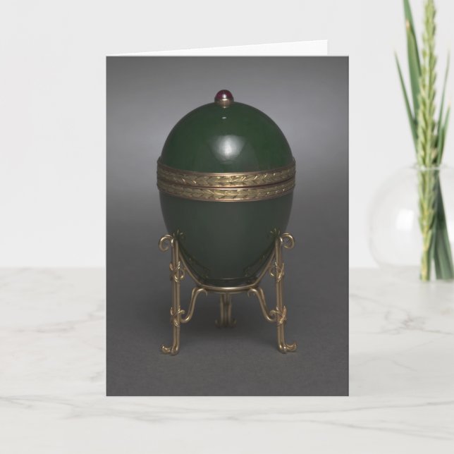 Carte de voeux de Pâques Fabergé (Devant)