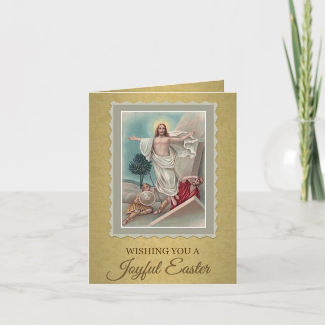 Carte de vœux de Pâques joyeuse et heureuse 208 (Devant)
