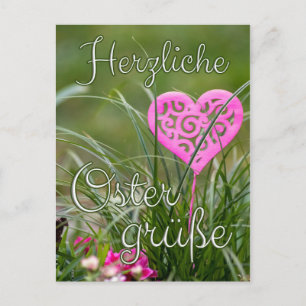 Carte de vœux de Pâques joyeuse pour amis et famil