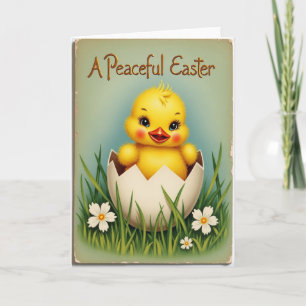 Carte de vœux de Pâques paisible