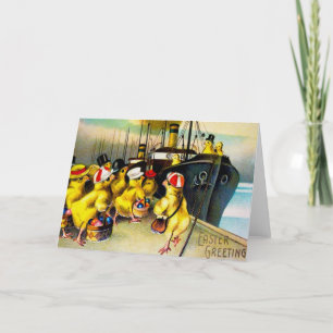 Carte de voeux de Pâques vintage